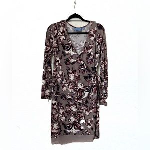 Medium cocktail wrap dress